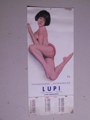Calendrier aslan pin up - calendrier,