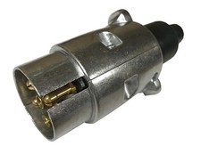 Prise Male Remorque 7 broches Metal- DESTOCKAGE