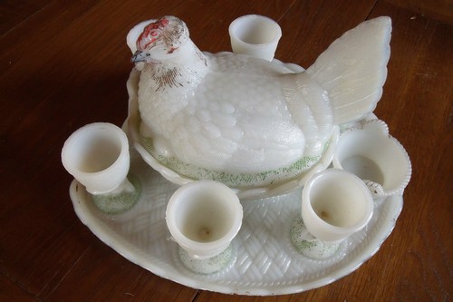 Service oeufs opaline - a, de