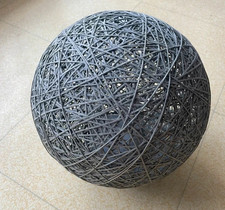 Décoration Boule Lumineuse Grise