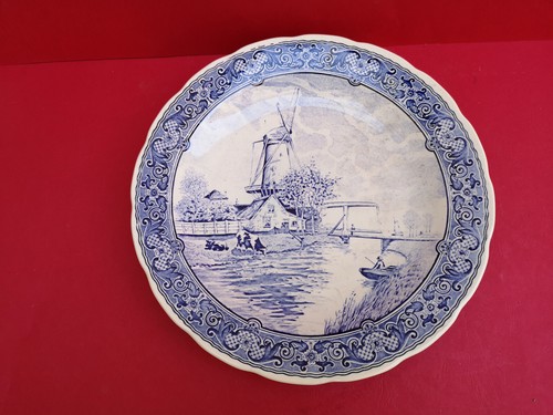Grand plat décor - , delft