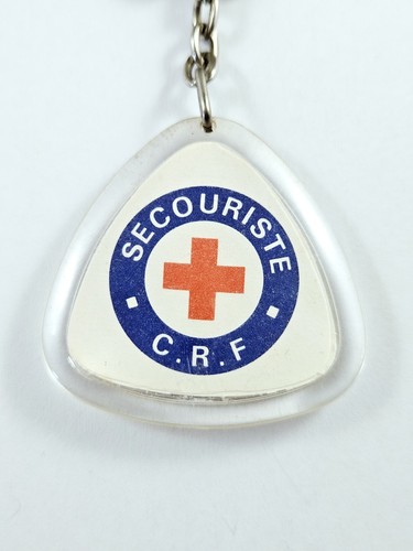 Porte cles croix - -, rouge