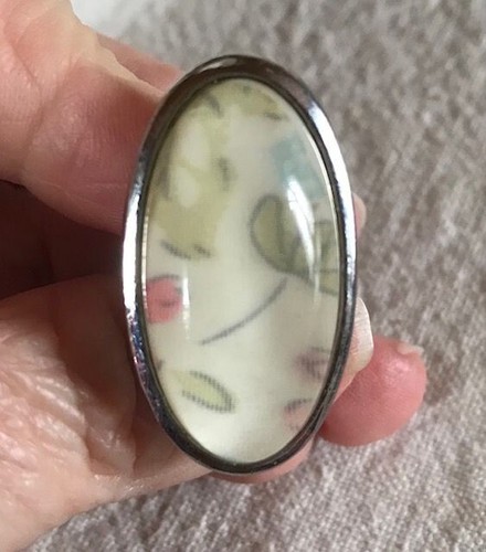 Bague ancienne florale