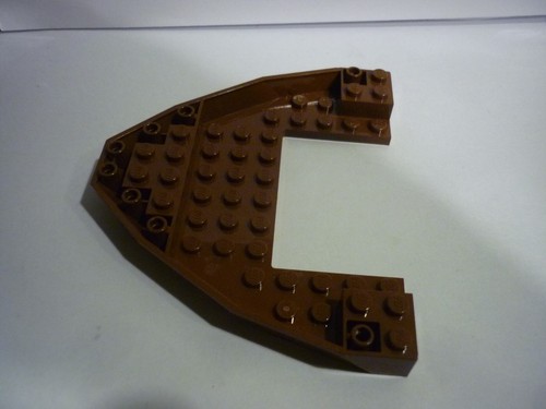 Lego brown boat base bow - base, 12