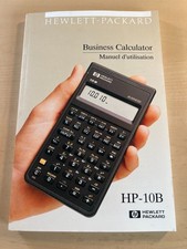 MANUEL D'UTILISATION HP 10 bII Calculatrice Financial HEWLETT-PACKARD FRANCAIS