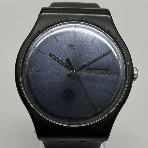 Swatch black rebel mens - rebel, watch
