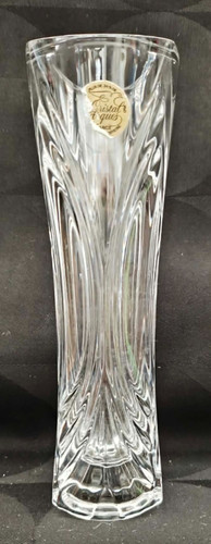 Petit vase cristal taillé - vase,