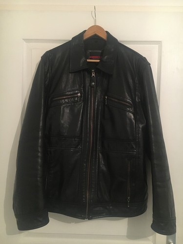 Blouson cuir homme - cuir,