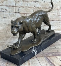 Figure En Bronze Tigre Puma