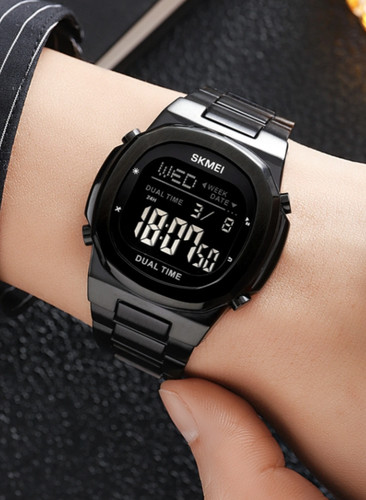 Homme montre numérique - montre,