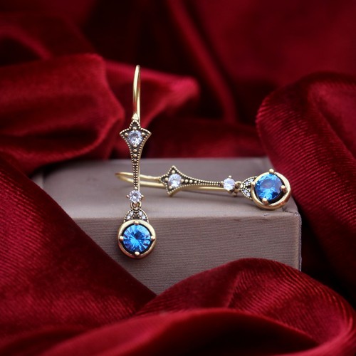 Boucles oreilles doré mat - boucles,