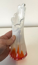 Vase en verre d'art de Murano vintage.