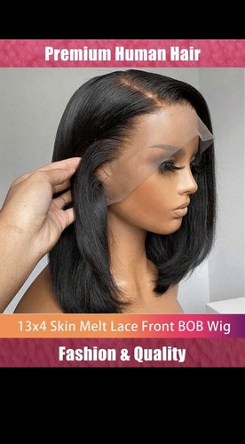 100 black bob lace 13x8 - 100%,