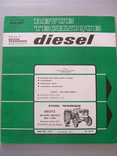Revue technique tracteur - revue,