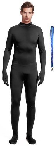 Full bodysuit with zipper - with,