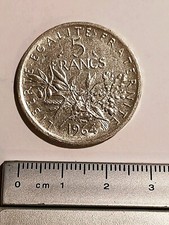 Monnaie Argent - 1964 - Semeuse - Pièce 5 Francs    #100