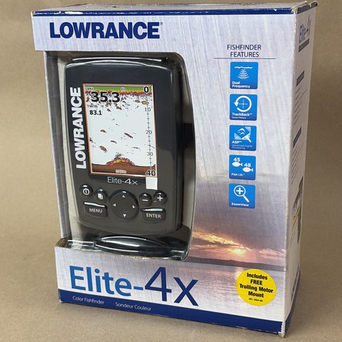 Lowrance elite fish finder - elite-4x,