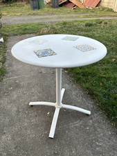 Table Ronde En Métal Pliable 