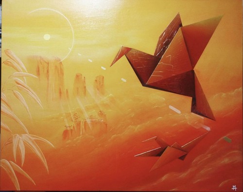 Tableau acrylique technique - acrylique,