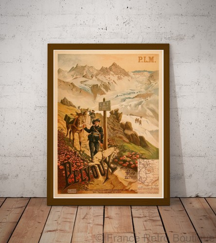 Poster affiche pelvoux plm - pelvoux,
