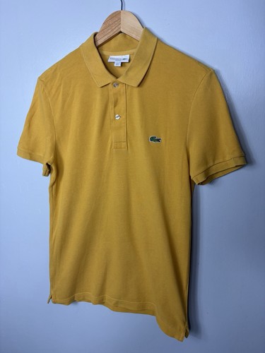 Polo lacoste jaune homme - polo,