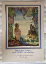 VIEUX PAPIER MENU CIE GENERALE