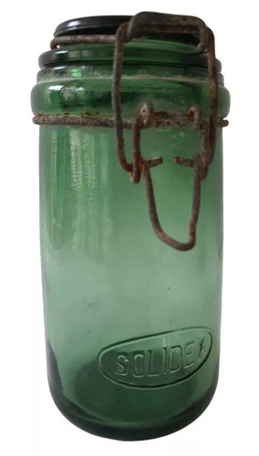 Ancien petit bocal solidex - bocal,