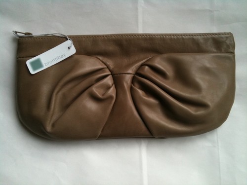 Pochette sac taupe brontibay - sac,