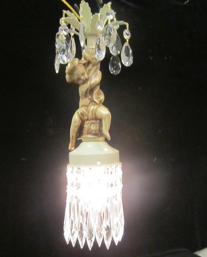 Cherub hanging lamp swag - hanging,
