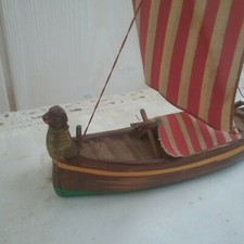 Maquette bois drakar-