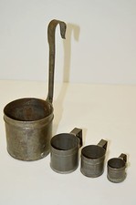 -4 MESURES en TOLE ANCIENNES