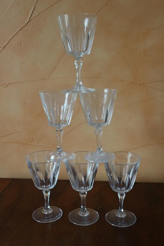 Anciens verres pied - anciens, vin