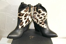 bottines compensées léopard GIUSEPPE ZANOTTI birel size 36  5 us 3 uk val 950€