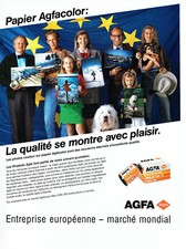 Publicité Advertising 018  1989  papier photo Agfa  Agfacolor Maxi xrg 100