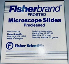 FISHERBRAND FROSTED MICROSCOPE