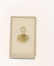 CDV portrait de face femme