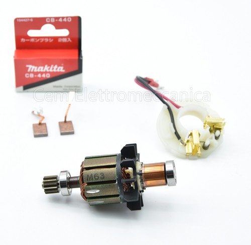 Moteur induit porte - porte, brosses