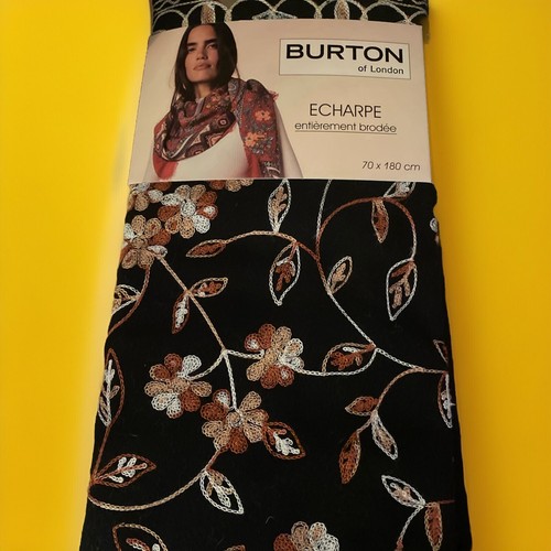 Belle écharpe brodée burton - belle,