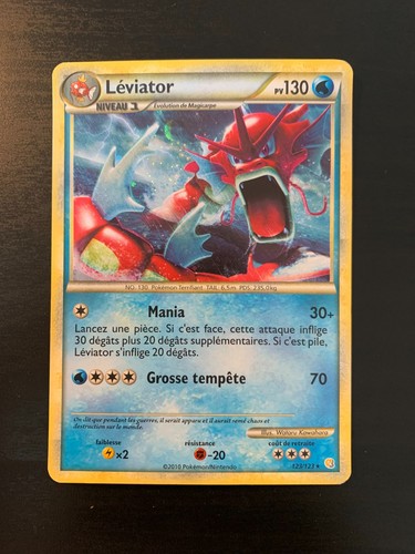 Carte pokémon léviator - carte, :