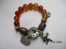 ZAG BRACELET BRELOQUE  ELASTIQUE   BIJOU FANTAISIE