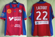 Maillot AMIENS ASC porté Lacourt #22 Adidas Championnat National Vintage - L