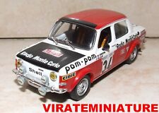 1 SIMCA 1000 RALLYE 2 21° RALLYE MONTE CARLO 1973 BERNARD FIORENTINO ALTAYA 1/43
