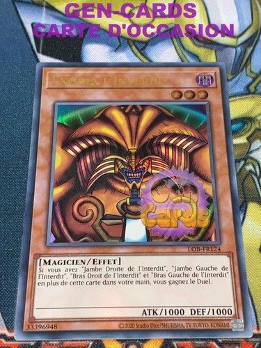 Carte oh exodia - carte, yu