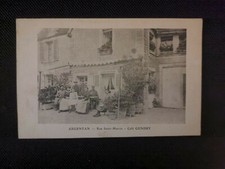 CPA 61 ARGENTAN - Rue Saint-Martin - Café GENDRY