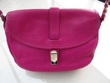Sac à bandoulière en cuir violet Vanessa Bruno