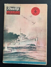 Maquette en carton Maly Modelarz (1983)  - Destroyeur Polonais "SLAZAK"- 1: 200