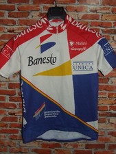 Banesto Nalini Maillot Bicyclette Cyclisme Shirt Tg. S