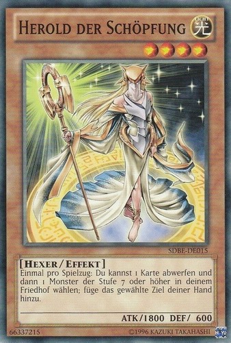 Yugioh héraut création - héraut, la