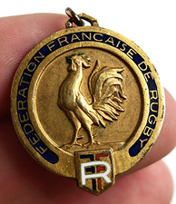Médaille rugby SBUC 1959  Dauga FFR 2e division Stade Bordelais joueur France