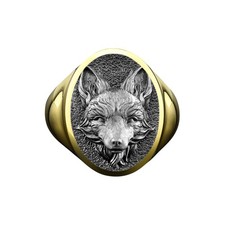 Bague chevalière homme - , 3d